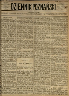 Dziennik Poznański 1877.11.16 R.19 nr262