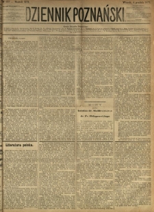 Dziennik Poznański 1877.12.04 R.19 nr277