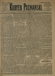 Kurier Poznański 1893.01.05 R.22 nr4