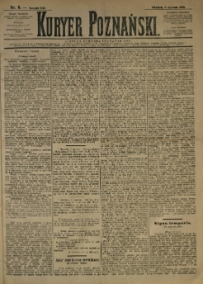 Kurier Poznański 1893.01.08 R.22 nr6