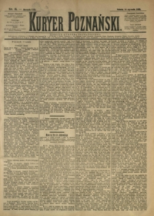 Kurier Poznański 1893.01.14 R.22 nr11