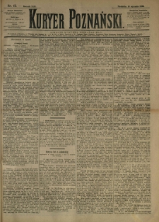 Kurier Poznański 1893.01.15 R.22 nr12