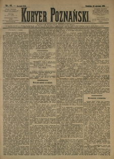 Kurier Poznański 1893.01.22 R.22 nr18