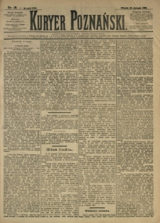 Kurier Poznański 1893.01.24 R.22 nr19