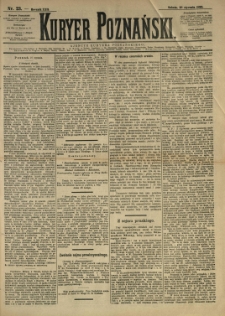 Kurier Poznański 1893.01.28 R.22 nr23