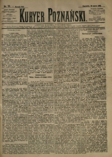 Kurier Poznański 1893.03.30 R.22 nr73