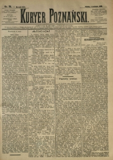 Kurier Poznański 1893.04.01 R.21 nr75