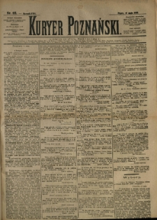 Kurier Poznański 1893.05.19 R.21 nr113