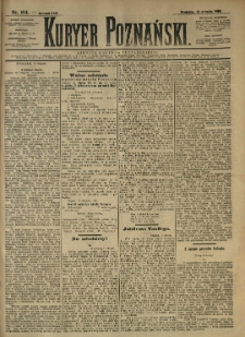 Kurier Poznański 1893.08.13 R.21 nr184