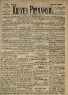 Kurier Poznański 1893.08.20 R.21 nr189