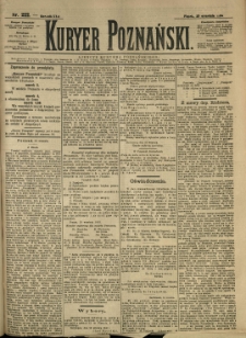Kurier Poznański 1893.09.29 R.21 nr222