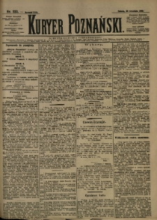 Kurier Poznański 1893.09.30 R.21 nr223