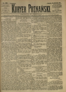 Kurier Poznański 1893.10.12 R.21 nr233