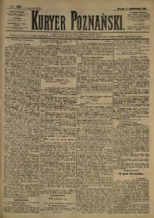 Kurier Poznański 1893.10.17 R.21 nr237