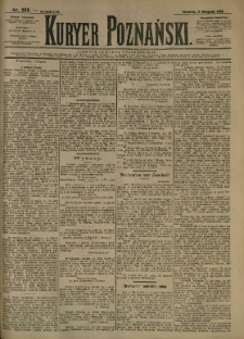 Kurier Poznański 1893.11.05 R.21 nr253