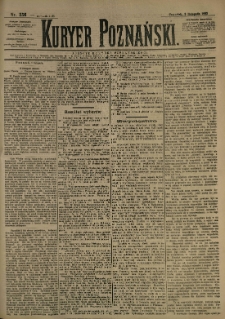 Kurier Poznański 1893.11.09 R.21 nr256