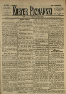 Kurier Poznański 1893.11.11 R.21 nr258
