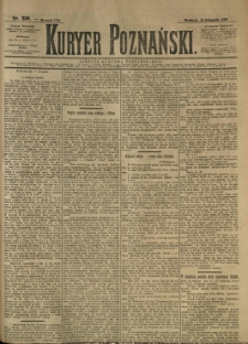 Kurier Poznański 1893.11.12 R.21 nr259