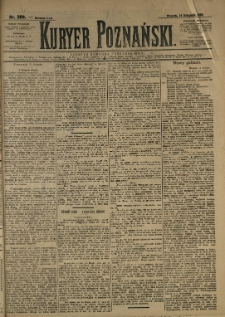 Kurier Poznański 1893.11.14 R.21 nr260