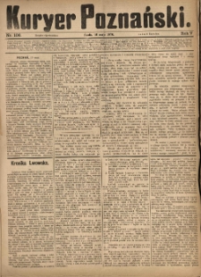 Kurier Poznański 1876.05.10 R.5 nr106