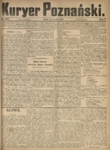 Kurier Poznański 1876.09.15 R.5 nr210