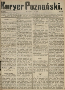 Kurier Poznański 1876.11.17 R.5 nr263