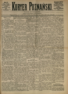 Kurier Poznański 1889.01.20 R.18 nr17