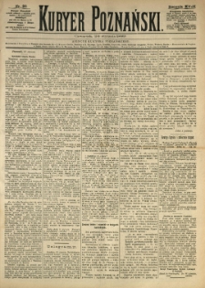 Kurier Poznański 1889.01.24 R.18 nr20