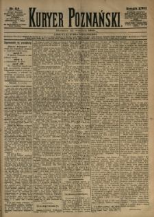Kurier Poznański 1889.09.22 R.18 nr218