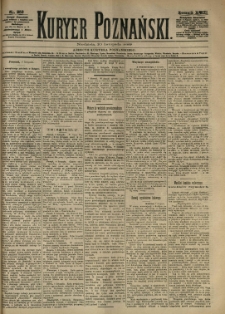 Kurier Poznański 1889.11.10 R.18 nr259