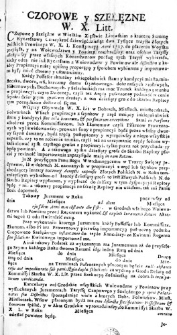 Czopowe y Szelęzne W. X. Litt.