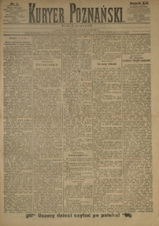 Kurier Poznański 1890.01.15 R.19 nr11