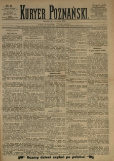 Kurier Poznański 1890.01.22 R.19 nr17