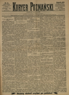 Kurier Poznański 1890.01.24 R.19 nr19