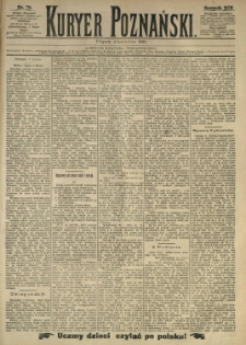 Kurier Poznański 1890.04.04 R.19 nr78