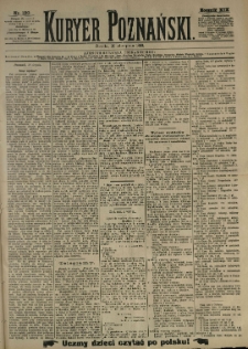Kurier Poznański 1890.08.20 R.19 nr190