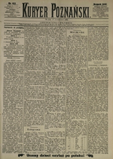 Kurier Poznański 1890.09.17 R.19 nr213