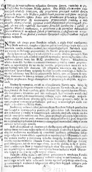 Uwagi do roztrząsnienia wszystkim Oyczyzny Synom, rzetelnie tę powszechną kochaiącym Matkę podane. Day Boze, aby twardym zasypiaiących obudziły letargiem, aby przyćmione prożnych nadziei dymem przetarły oczy, żeby blaskiem podchlebnych pozorow zaślepione oczyściły zrzenice Polakow, w samo słońce iako prawdziwym przynależy Orlętom śmiele wpatrywać się niezmrużoną przyuczonych powieką, a dały nietylko istotną obaczyć, y poznać w tcyh zbawiennych przestrogach prawdę, ale też żeby napełniły Starożytną serca Ich żarliwością o całość y zupełne Wiary S. zachowanie, o utrzymanie y do pierwszey doskonałościi sprawiedliwości S. we wszech sądach przywrocenie, a ubespieczenie w rzetelney istocie Praw, swobod y wolności Oyczystych obfitą Przodkow naszych krwią nabytych