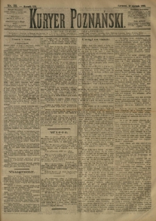 Kurier Poznański 1892.01.28 R.21 nr22