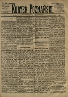 Kurier Poznański 1892.01.29 R.21 nr23