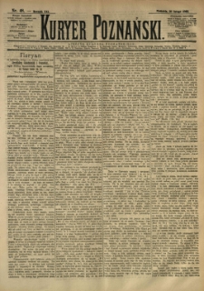 Kurier Poznański 1892.02.28 R.21 nr48