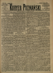 Kurier Poznański 1892.03.27 R.21 nr71