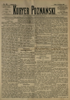 Kurier Poznański 1892.04.06 R.21 nr79