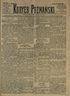 Kurier Poznański 1892.04.16 R.21 nr88