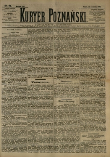 Kurier Poznański 1892.04.22 R.21 nr92
