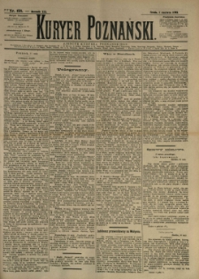 Kurier Poznański 1892.06.01 R.21 nr125