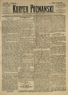 Kurier Poznański 1892.08.05 R.21 nr178