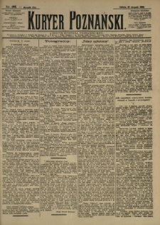 Kurier Poznański 1892.08.27 R.21 nr196