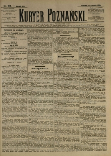 Kurier Poznański 1892.09.18 R.21 nr214