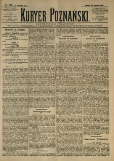 Kurier Poznański 1892.09.24 R.21 nr219